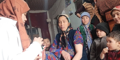 The midwife has visited around 350 pregnant women in all our Kaldar...